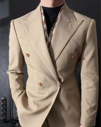 Men's Four-button 2-piece Suit