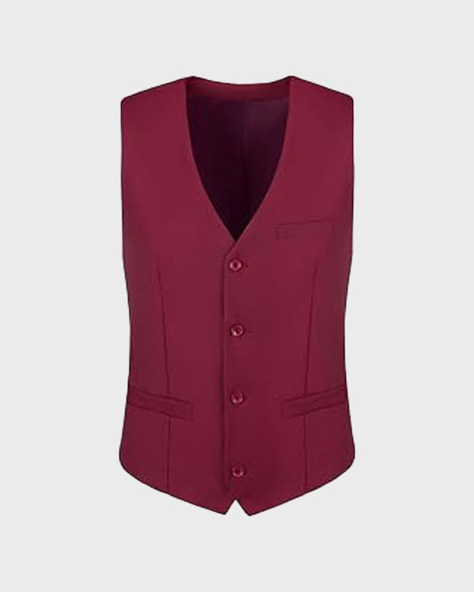 Costume gris 2 pièces à revers pointus et 2 boutons 