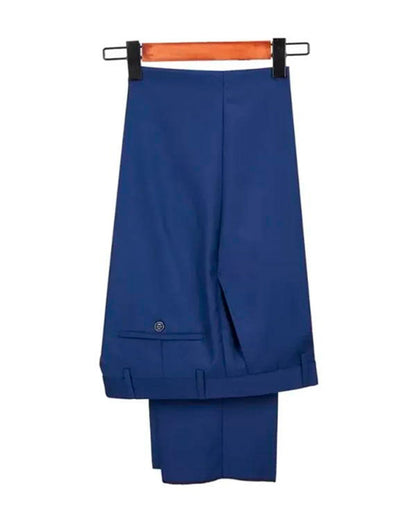 Blue 3-piece Tuxedo with Velvet Vest