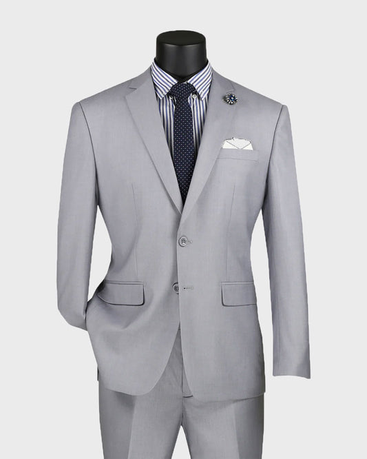 Men's Classic Notch Lapel 2 Piece Suit