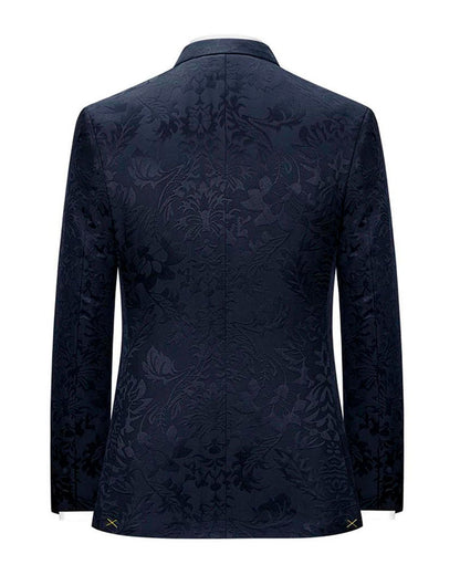 Jacquard 3-piece Tuxedo in Navy