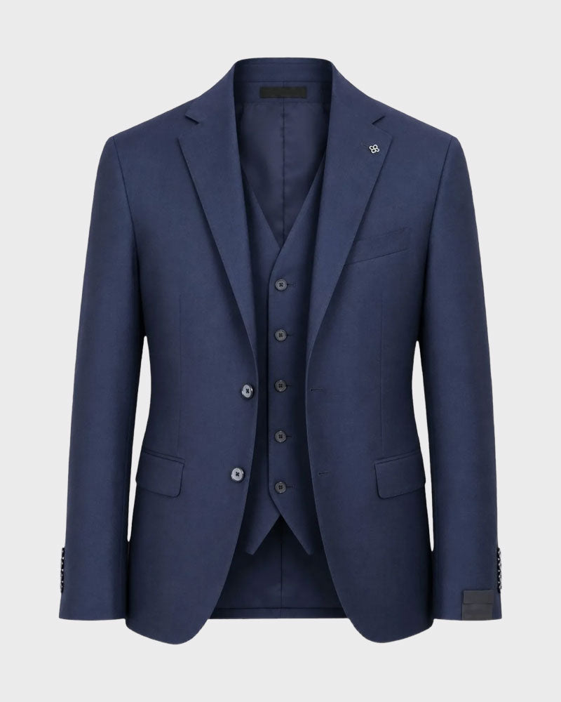 Men's Notch Lapel 3-piece Suit