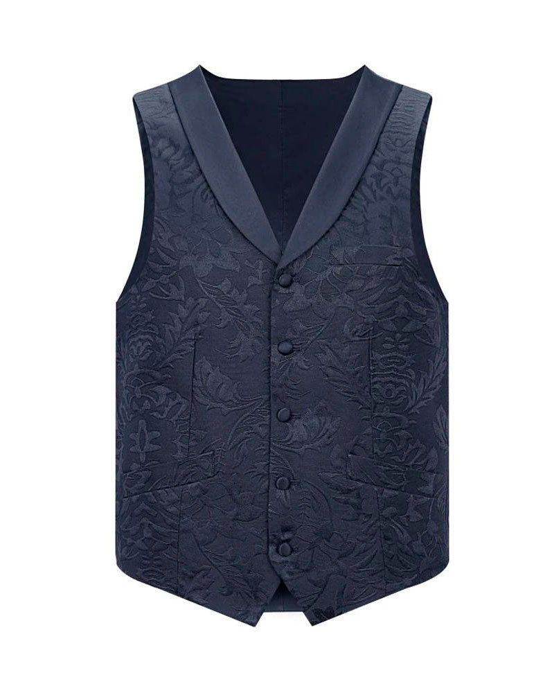 Jacquard 3-piece Tuxedo in Navy