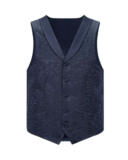 Jacquard 3-piece Tuxedo in Navy