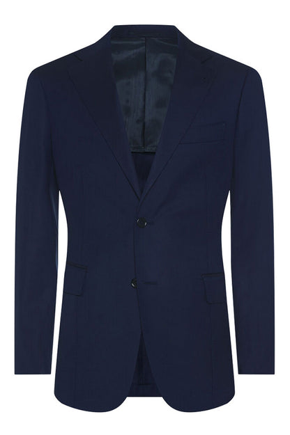 Traje de 2 piezas de corte regular y 2 botones en color azul basalto