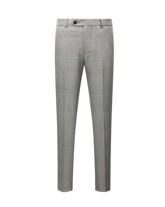 Men's Plaid Peak Lapel 3-piece Suit