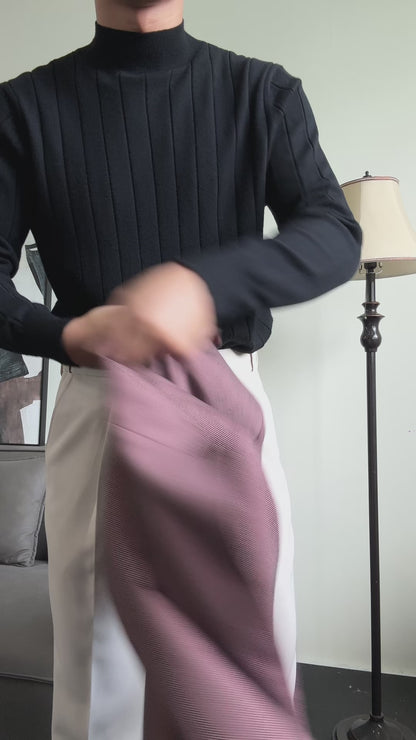 Rose Purple Regular fit 2-Button Blazer Suit