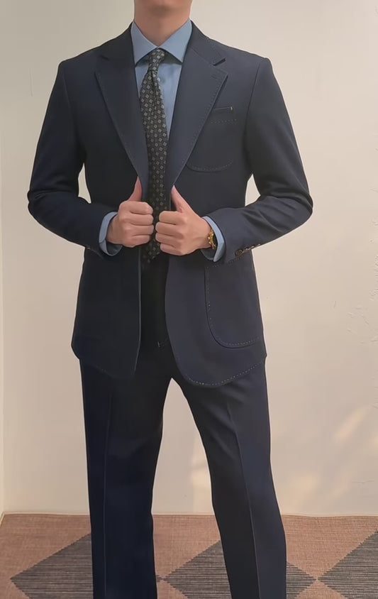 Chic One-button 2-piece Suit