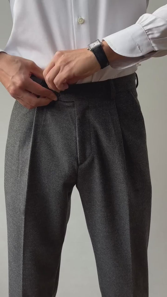 Gray 3 Piece Notch Lapel 2-Button Suit