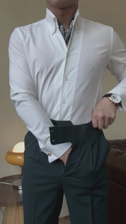 Mint Green 2 Piece Shawl Lapel Double Breasted Suit