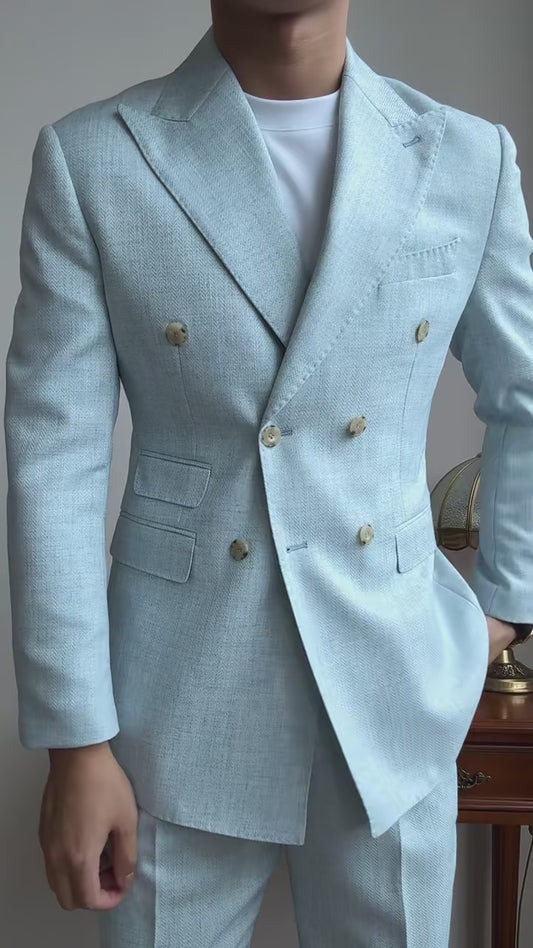 Men's Double-breasted 2-piece Suit