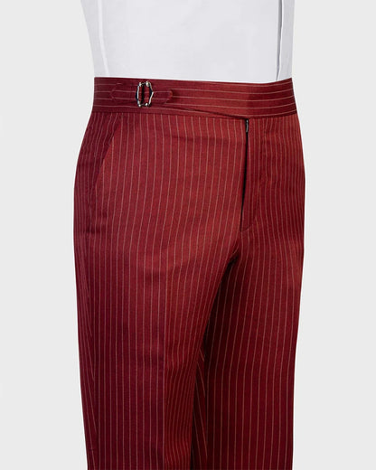 Men's Striped Shawl Lapel 2-piece Suit