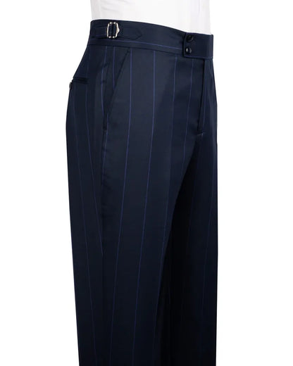 Striped Double-breasted 2-piece Suit