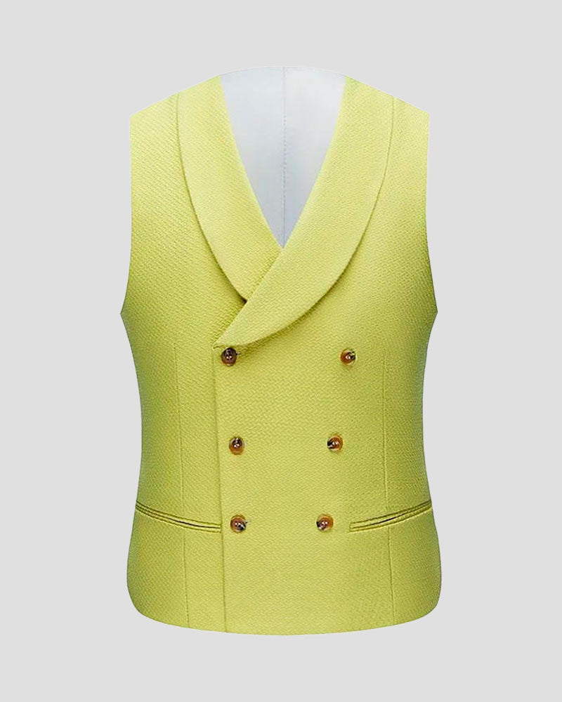 Men's Peak Lapel 3 Piece Suit