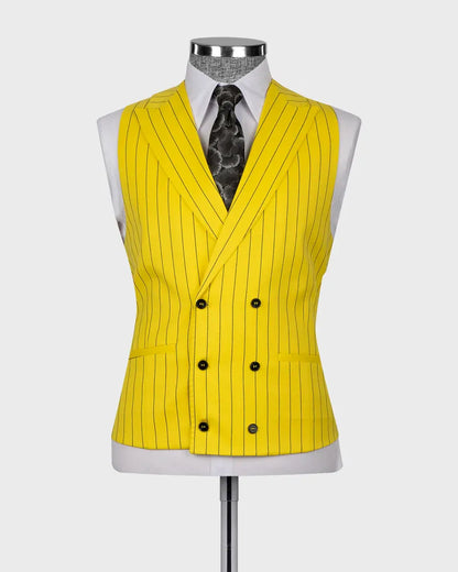Costume gris 2 pièces à revers pointus et 2 boutons 